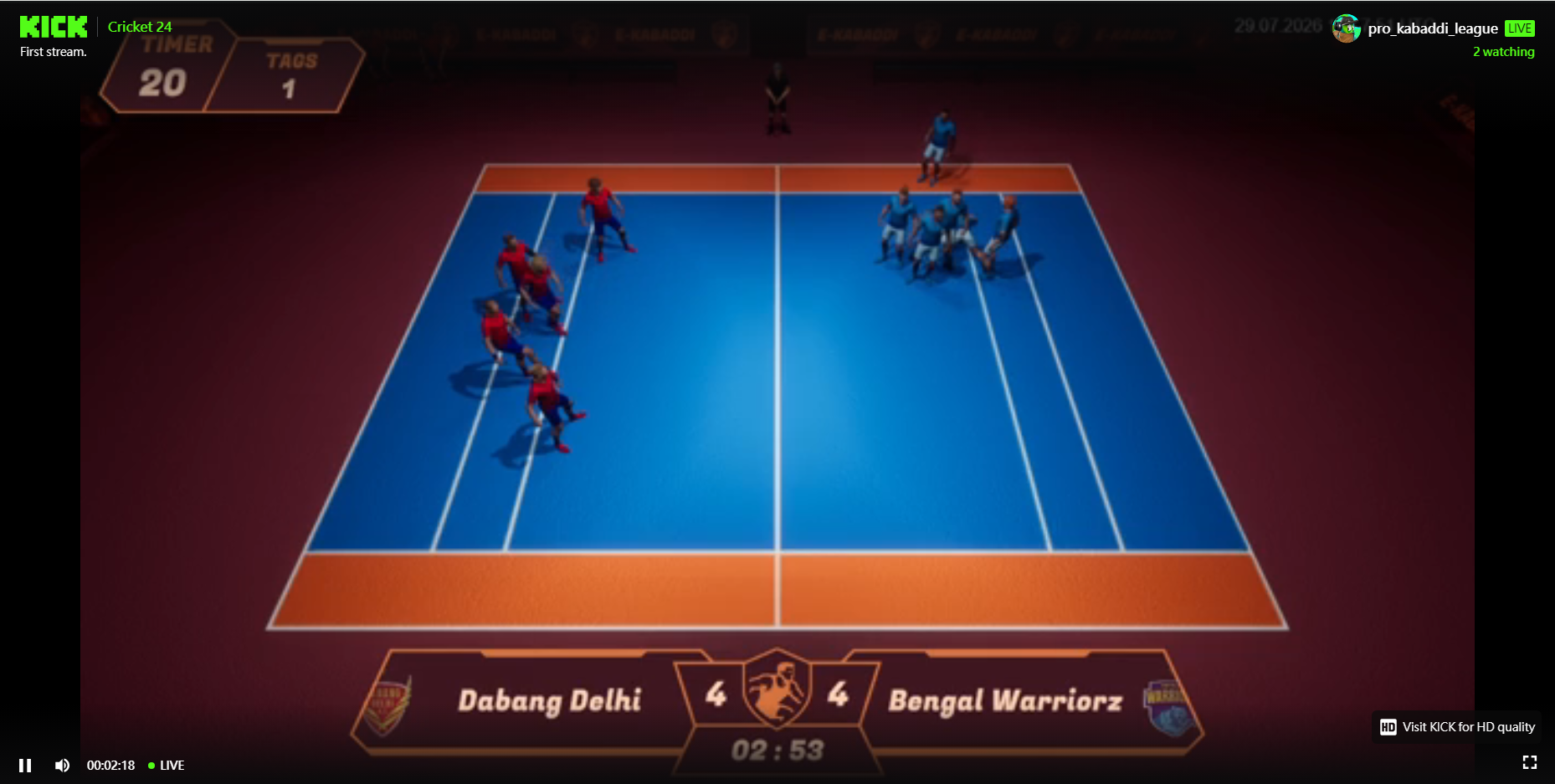 BC.Game 卡巴迪體育下注畫面